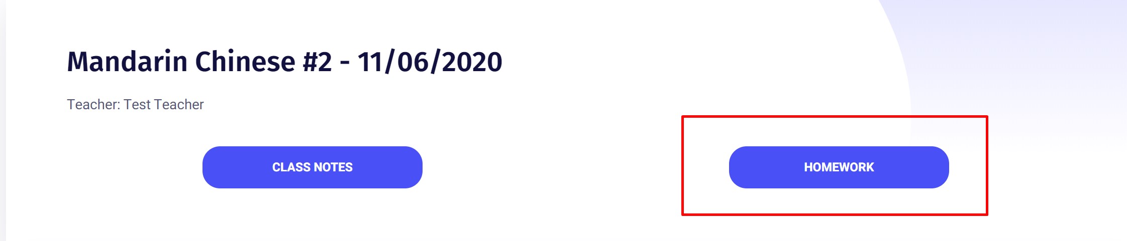 Culturestride Homework Button